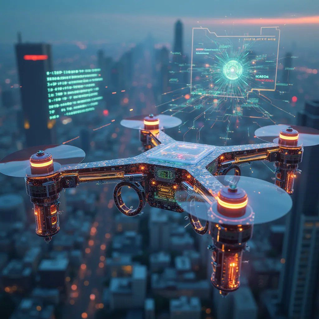 Encrypted drone command link